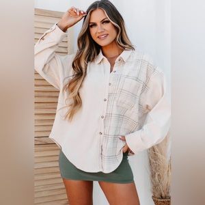 Oversized Wishlist Apparel Corduroy Shacket